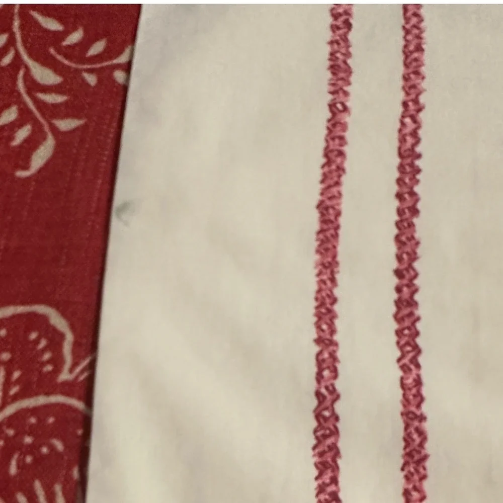 Vintage Ralph Lauren Sampler Standard Pillowcases 100% Cotton‎ Set of 2 USA RARE